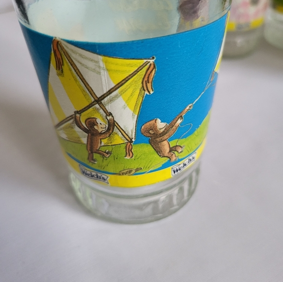 Vintage Curious George Welches Juice Glasses - Picture 3 of 8